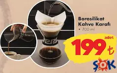 BOROSİLİKAT KAHVE KARAFI 700 ML indirimli fiyat BOROSİLİKAT KAHVE KARAFI 700 ML fiyat ve kampanya bilgisi
